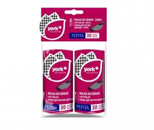 York, ქსოვილის საწმენდი სათადარიგო გორგოლაჭი, 2 ც.