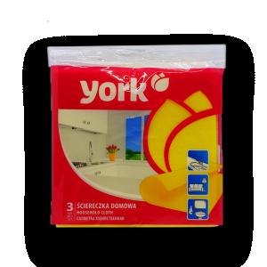 York, საწმენდი ტილო, ყვითელი, 35x35 სმ, 3 ც.