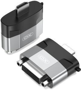 ადაპტერი XO GB013 DVI To HDMI Adapter Gray