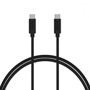 კაბელი Choetech CC0002 USB Type-C to Type-C Cable 1m Black