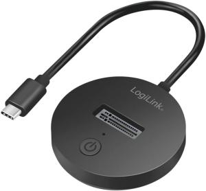 მყარი დისკის დოკი LogiLink QP0032 Mobile Quickport for M.2 NVMe (PCIe) or SATA (NGFF) SSDs Docking Station Black