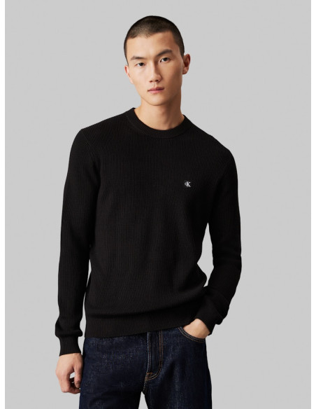 კაცის სვიტერი CALVIN KLEIN - CK EMBRO BADGE SWEATER