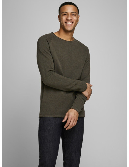 კაცის სვიტერი Jack & Jones - JJEHILL KNIT CREW NECK NOOS