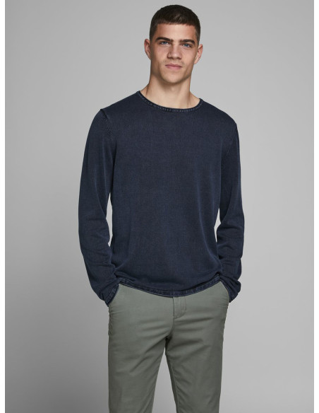 კაცის სვიტერი Jack & Jones - JJELEO KNIT CREW NECK NOOS