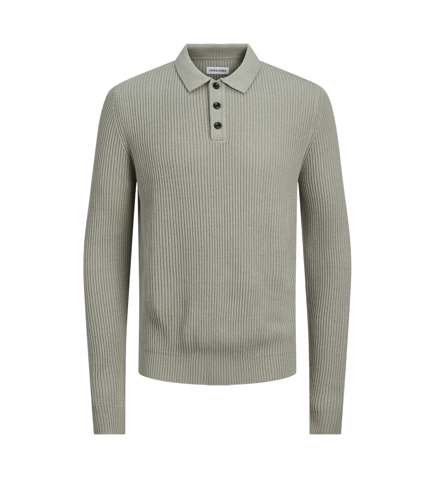 კაცის სვიტერი Jack & Jones - JJPANNEL KNIT POLO AW24