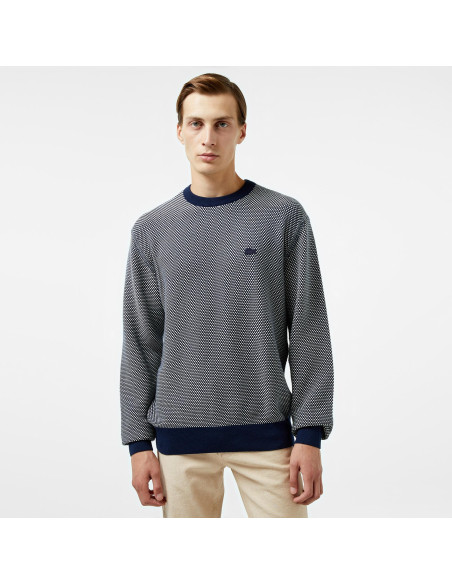 კაცის სვიტერი Lacoste - Lacoste Men's Relaxed Fit Crew Neck