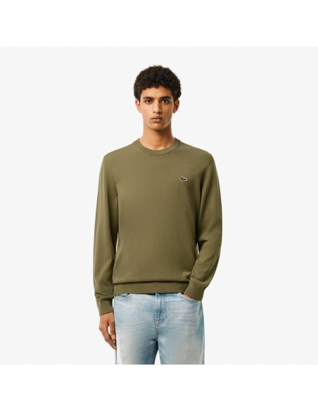 კაცის სვიტერი Lacoste - Mens Organic Cotton Crew Neck Sweater