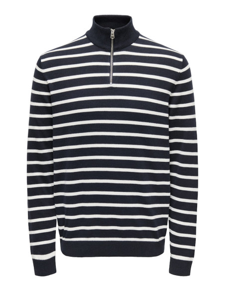 კაცის სვიტერი ONLY & SONS - ONSALEX REG 12 HALF ZIP KNIT