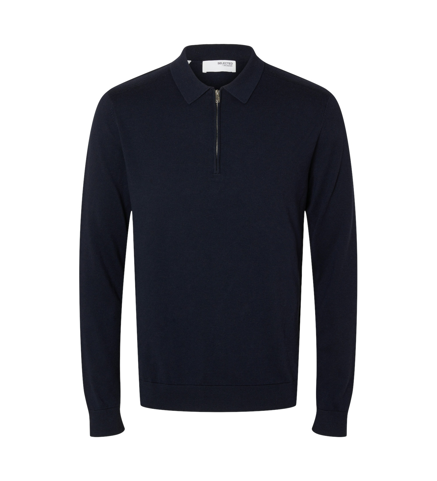 კაცის სვიტერი SELECTED HOMME - SLHBERG LS HALF ZIP POLO NOOS