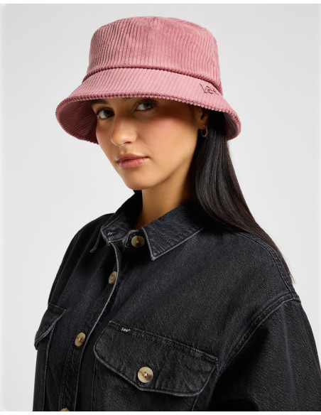 ქალის ქუდი Lee - SOFT CORD BUCKET HAT