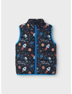 ბავშვის ჟილეტი NAME IT - NMMMYLANE VEST DARK AOP