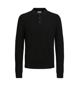 კაცის სვიტერი Jack & Jones - JJPANNEL KNIT POLO AW24