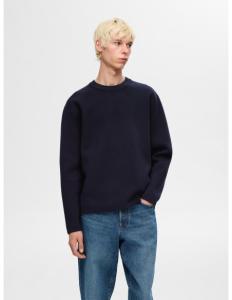 კაცის სვიტერი SELECTED HOMME - SLHMIKE LS KNIT RELAXED CREW NECK