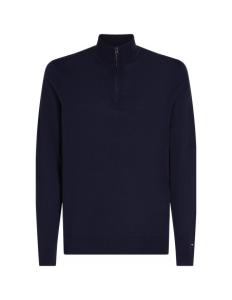 კაცის სვიტერი Tommy Hilfiger - DC FINE GAUGE MERINO ZIP MOCK