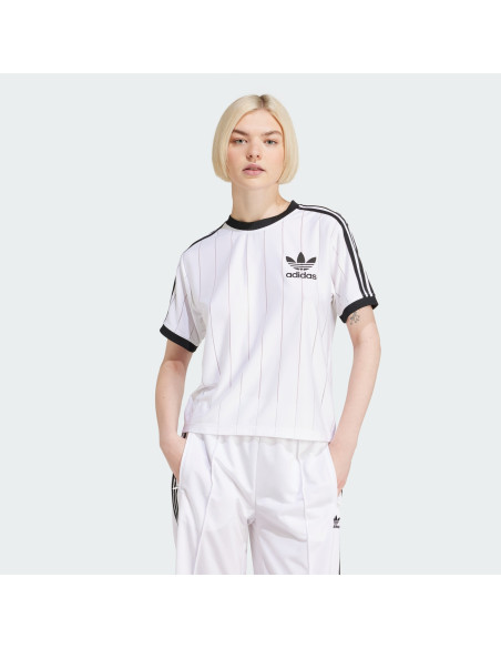 მაისურები Adidas - Adicolor 3-Stripes Pinstripe Tee