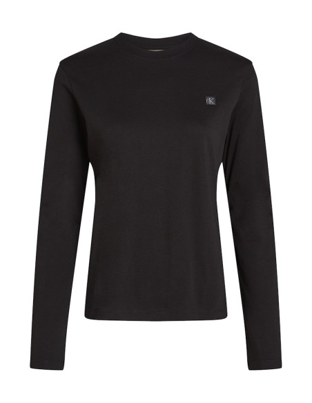 მაისურები CALVIN KLEIN - CK EMBRO REGULAR LONGSLEEVE
