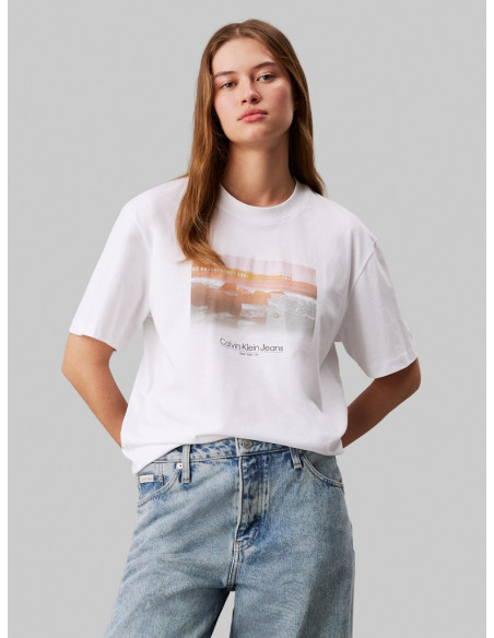 მაისურები CALVIN KLEIN - PHOTO GRAPHIC RELAXED TEE