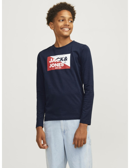 მაისური Jack & Jones - JJNOLAN TEE LS CREW NECK JNR