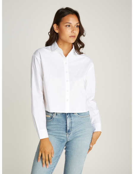 პერანგი CALVIN KLEIN - LS POPLIN SHIRT