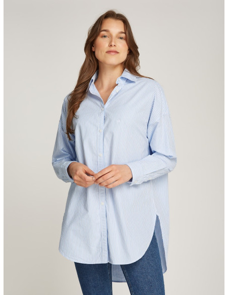 პერანგი CALVIN KLEIN - OVERSIZED LONG SLEEVE OVERSHIRT