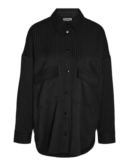 პერანგი Noisy May - NMDALLAS L/S PINSTRIPE OVERSHIRT FWD