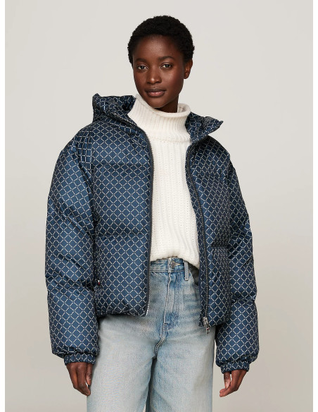 ქურთუკი Tommy Hilfiger - NEW YORK DOWN AOP JKT WITH HOOD