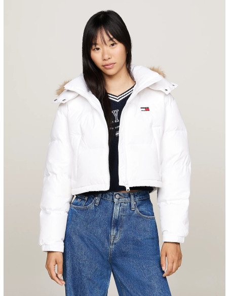 ქურთუკი Tommy Jeans - TJW CRP ALASKA FAUX FUR HOOD