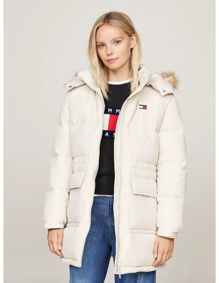 ქურთუკი Tommy Jeans - TJW MIDI ALASKA FAUX FUR