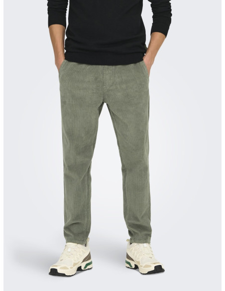 შარვალი ONLY & SONS - ONSLINUS TAP CORDUROY 0185 PANT NOOS