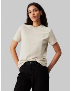 მაისურები CALVIN KLEIN - WOVEN LABEL PEACHED BABY TEE