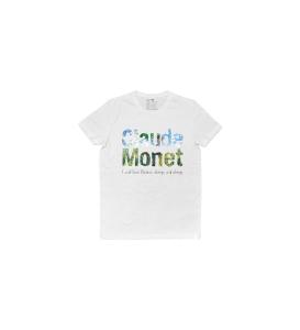 მაისურები Dogo - Unisex Vegan White T-Shirt - Claude Monet Always and Always Muse Design