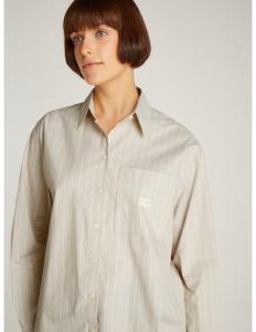 პერანგი CALVIN KLEIN - WOVEN LABEL RELAXED SHIRT