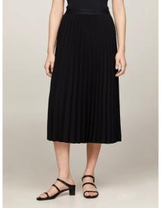 ქვედაბოლო Tommy Hilfiger - FLUID PLEATED MIDI SKIRT