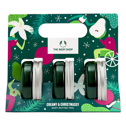 ბოდი შოპი - სასაჩუქრე ნაკრები XM23 G2 ტანის კარაქის სამეული 50მლ ნუშის რძე. მარწყვი. ბრიტანული ვარდი