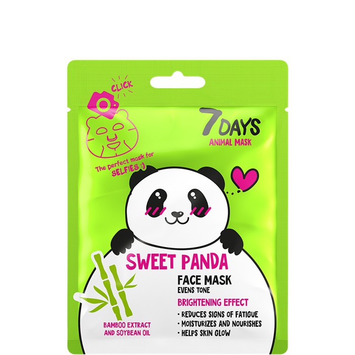 7Days Animal Sweet Panda სახის ნიღაბი