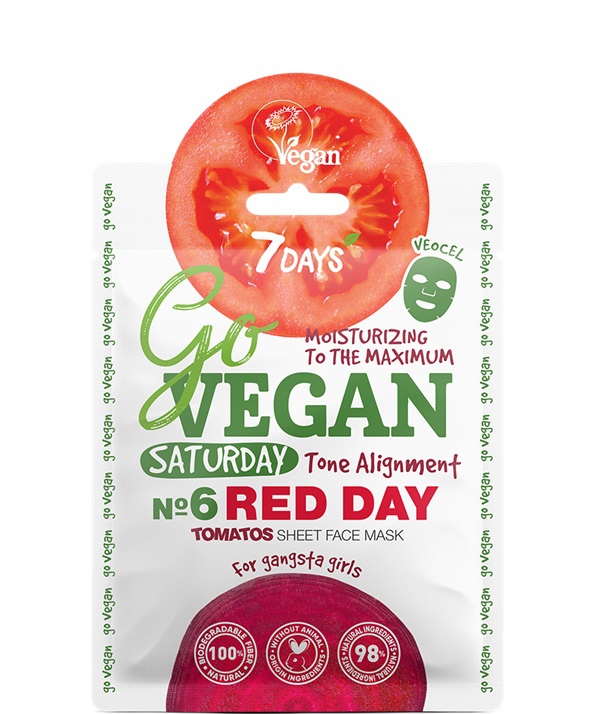 7Days Go Vegan Saturday სახის ნიღაბი