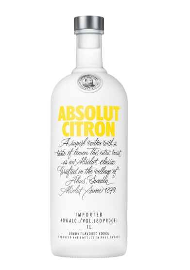 Absolut Citron, ციტრუსის არაყი, 1 ლ.