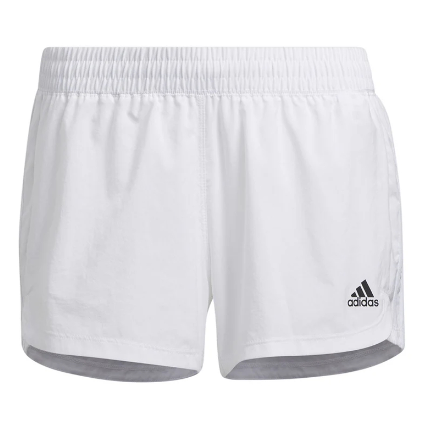 Adidas, WOMAN, შორტი, ზომა - Small, Pacer 3-Stripe Woven Training Short White