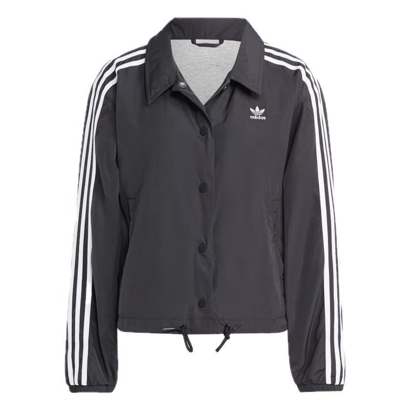 Adidas, WOMAN, სპორტული ქურთუკი, ზომა - X Small, Adicolor Classics 3-Stripes Coach Jacket