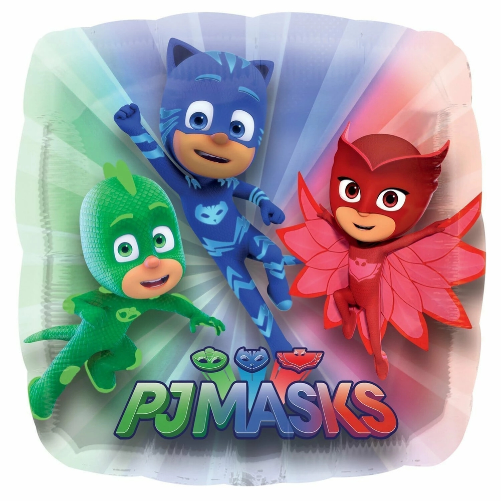 Anagram, ფოლგირებული ბუშტი, PJ Masks, 71 x 71 სმ, 1 ც.