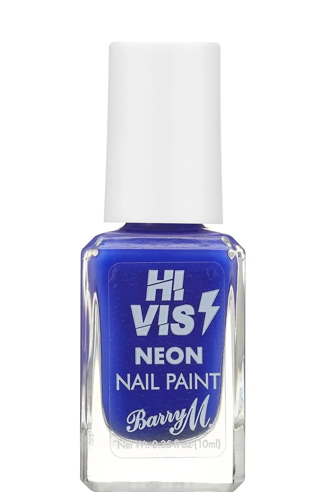 Barry M Hi Vis Neon Matte Bombshell Blue ლაქი