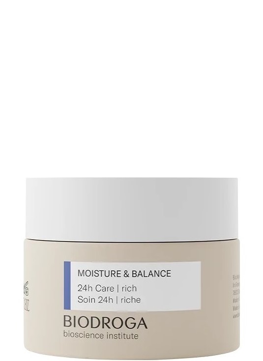 Biodroga Moisture & Balance 24h Care Rich სახის დამატენიანებელი კრემი 50 მლ