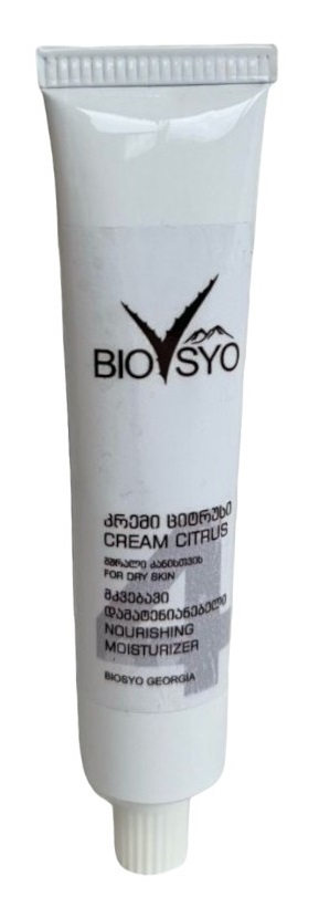 Biosyo Citrus სახის დამატენიანებელი კრემი 50 გ