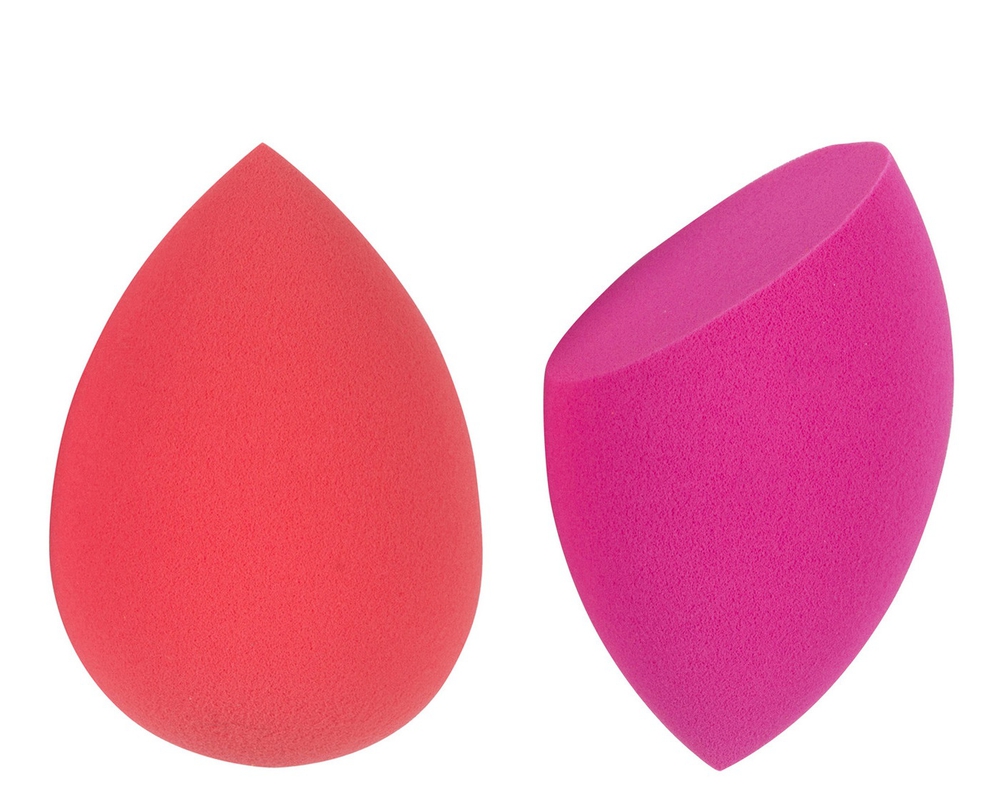 Cala კოსმეტიკური სპონჟების ნაკრები Hot Pink & Coral