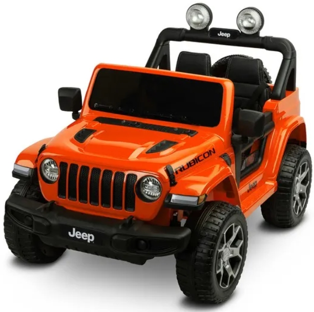 Caretero, ელექტრო მანქანა, Jeep Rubicon, ნარინჯისფერი