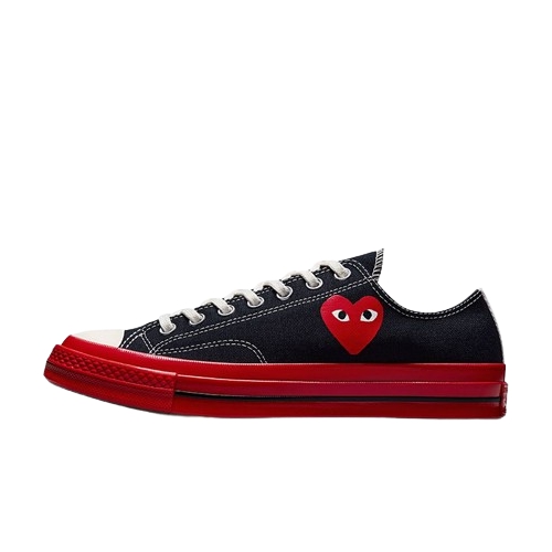Converse x Comme des Garçons PLAY, UNISEX, კედი, ზომა - 45 (US 11), Converse X Play Chuck 70 Low Top