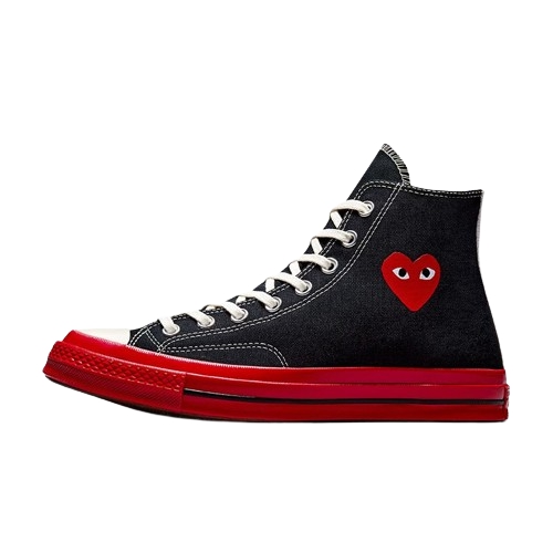 Converse x Comme des Garçons PLAY, UNISEX, კედი, ზომა - M (US 6) W (US 8), Play X Converse