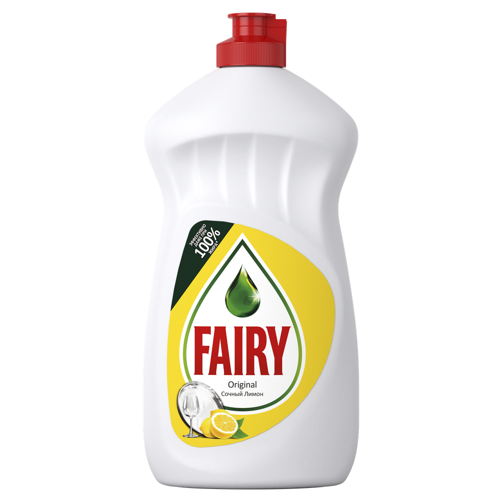 Fairy, ჭურჭლის სარეცხი სითხე, ლიმონი, 450 მლ .