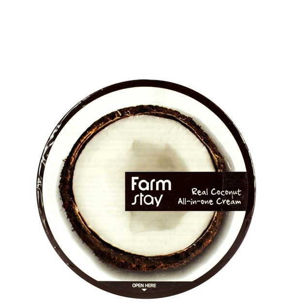 Farmstay Real Coconut All-In-One სახის & სხეულის კრემი 300 მლ