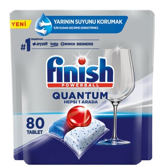 Finish Quantum, ჭურჭლის სარეცხი მანქანის აბები, 80 ც.